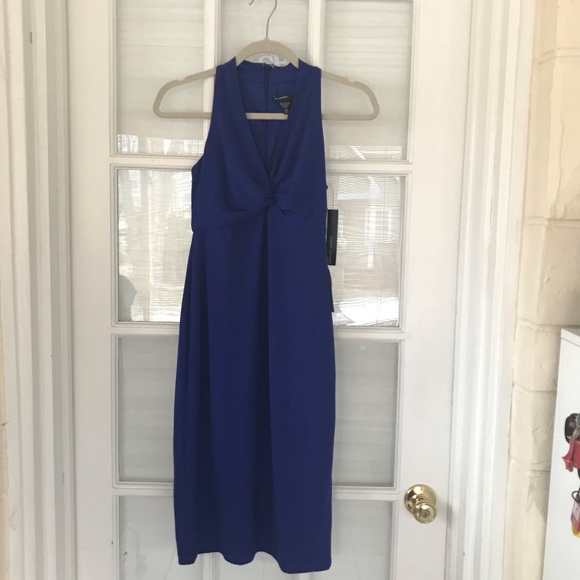 Maggy London Knot Front Midi Dress - Picture 5 of 7